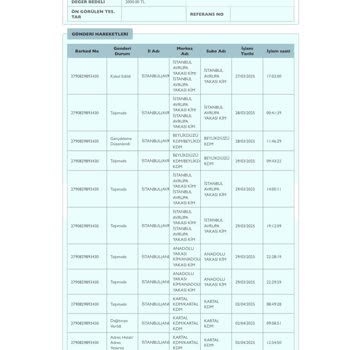 PTT Kargo Teslimatında Büyük Aksaklık