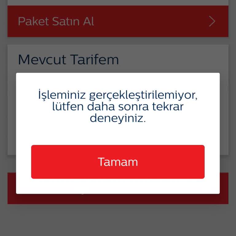Bayramda Paket Yükleyememe Sorunu