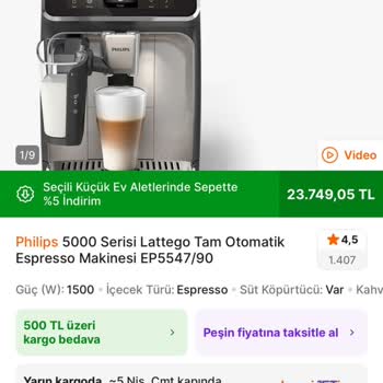 Philips Latte GO Siparişim Habersiz İptal Edildi