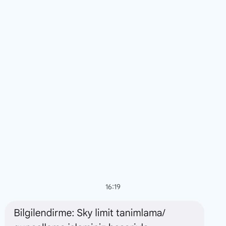 İzinsiz Sky Limit Tanımlaması Mağduriyeti