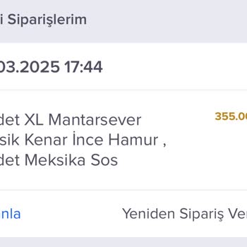 Eksik Malzemeli Pizzaya Tepki