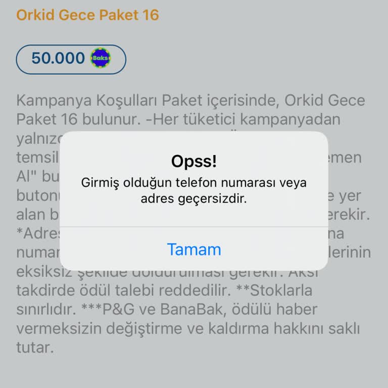 Ürün Teslimatı Sorunu