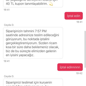 Geciken Sipariş Ve İade Talebinin Reddedilmesi
