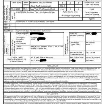 Ziraat Filo İle Yaşanan Trafik Cezası Sorunu Ve İletişim Eksikliği