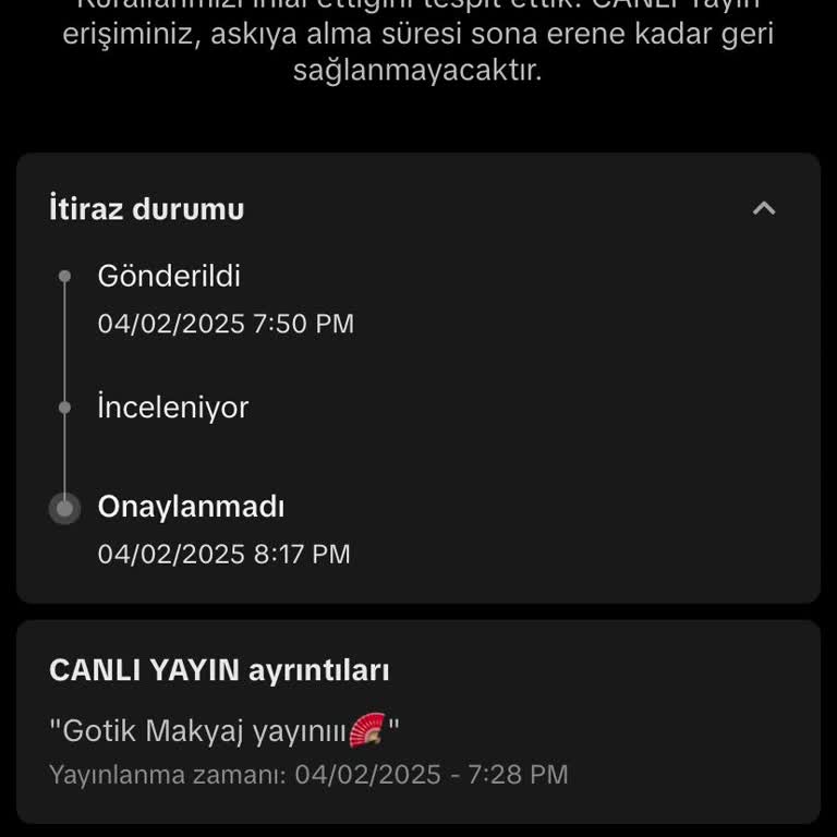 Canlı Yayın Kısıtlamaları Ve İletişim Eksikliği