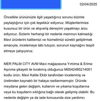 Mavi Mağazasından Aldığım Pantolon Hızla Parçalandı