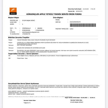 Teknik Servis Sorunu: Gereksiz Ücret Talebi