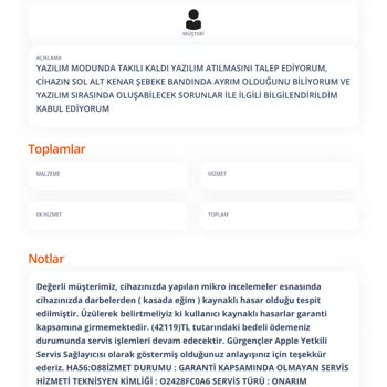 Teknik Servis Sorunu: Gereksiz Ücret Talebi