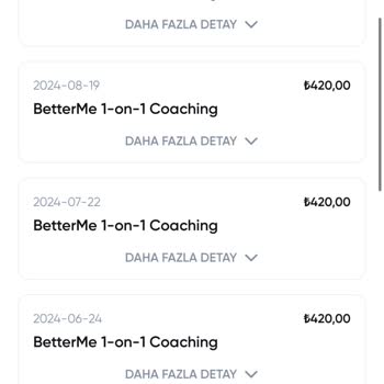 Betterme Uygulamasında Beklenmedik Üyelik Ücreti Sorunu