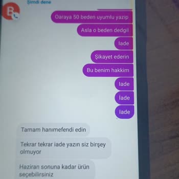 Yanlış Beden Bilgisi Ve İade Sorunu