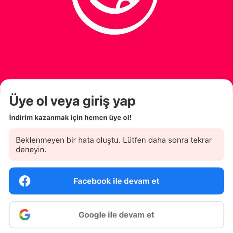 Yemek Sepeti'nde Giriş Sorunu Ve Müşteri Hizmetlerine Ulaşamama