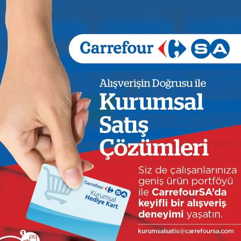 Carrefour SA Online Alışverişte Hediye Kartı Sorunu