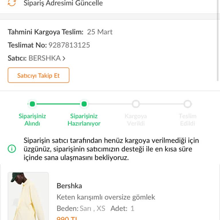 Siparişim Nerede? Trendyol Ve Bershka İletişimsizliği