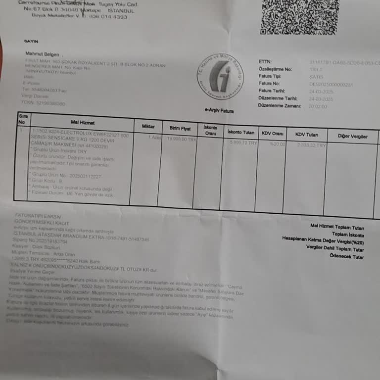 Teknosa'da Teşhir Ürünü Sorunu Ve İade Süreci