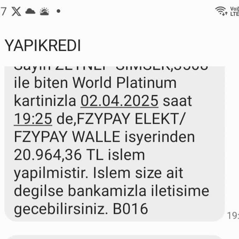 Hesabımdan Çekilen 20964 TL'nin İadesi Yapılmıyor!