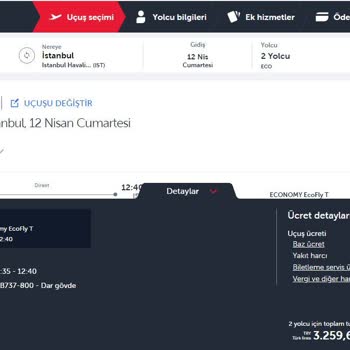 Erken Alınan Uçak Biletinde Fiyat Farkı Şoku