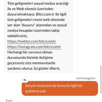 Bitci TR'de Hisse Satışında Yaşanan Sorunlar Ve Destek Eksikliği