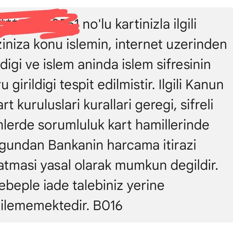 Onaysız Mail Order İşlemi Ve Bilgi Paylaşımı