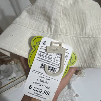 Etiketsiz Bebek Şapkası Değişim Sorunu