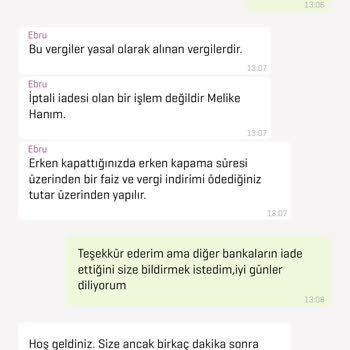 Erken Kapama Sonrası Çifte KKDF Ücreti Ve Yetersiz Müşteri Hizmeti