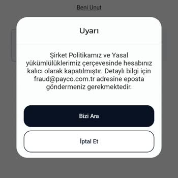 Payco Hesabım Nedensiz Kapandı, Bakiyem Ne Olacak?
