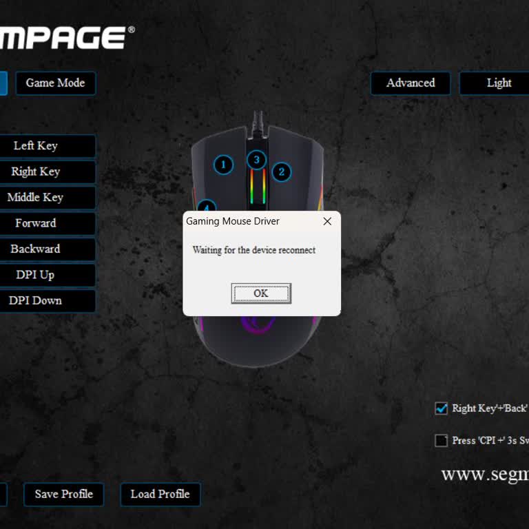 Rampage Mouse Algılama Sorunu