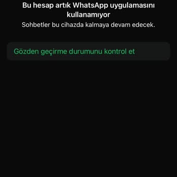 Yeni Hattın WhatsApp Kapatılması Sorunu