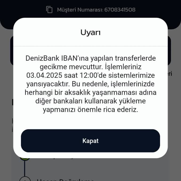 Para Yatırma Sorunu Ve Destek Hattının Yetersizliği
