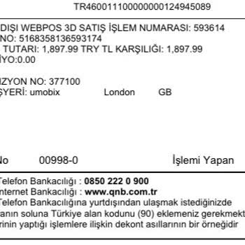 Banka Kartımdan İzinsiz Yurt Dışı İşlemler