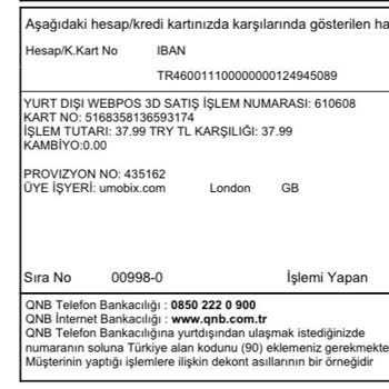Banka Kartımdan İzinsiz Yurt Dışı İşlemler