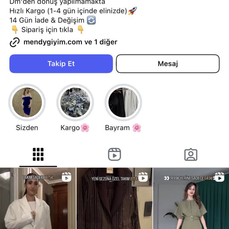 Mendy Giyim & Butik Siparişleri Göndermiyor