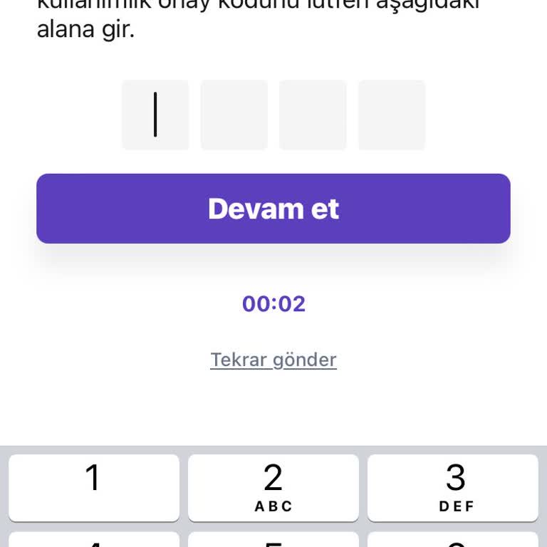 Getir Araç Uygulamasında Giriş Sorunu