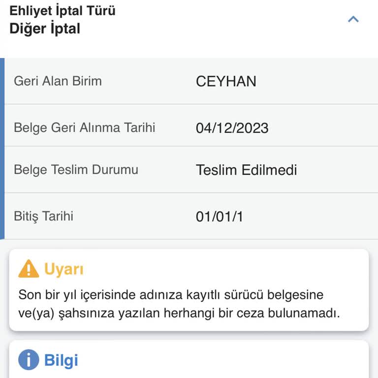 Ehliyetimi Geri Almak İçin Yardım İstiyorum