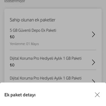 Yenilenen Paket Ve İptal Sorunu