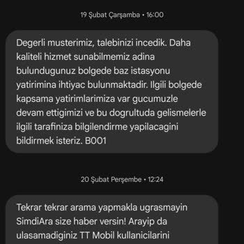 Türk Telekom'un 4.5G Destek Sorunu