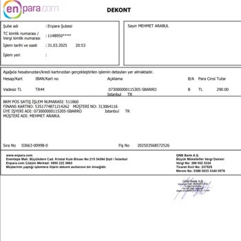 Çifte Çekim Sorunu: Sbarro Pizza'da Ödeme Karmaşası