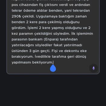 Çifte Çekim Sorunu: Sbarro Pizza'da Ödeme Karmaşası