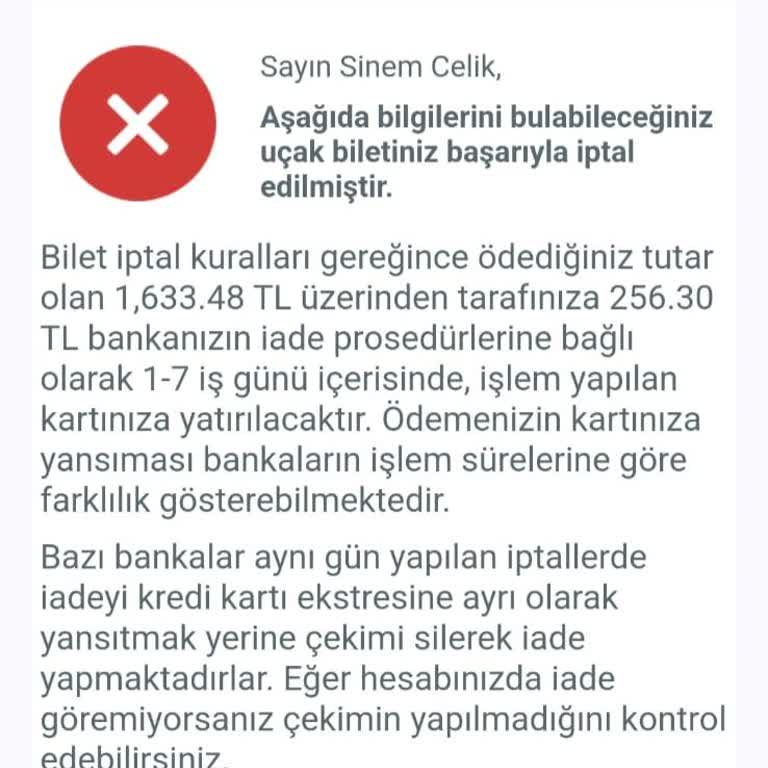 Kimlik Sorunu Nedeniyle Uçağa Alınmama Ve Haksız Kesinti