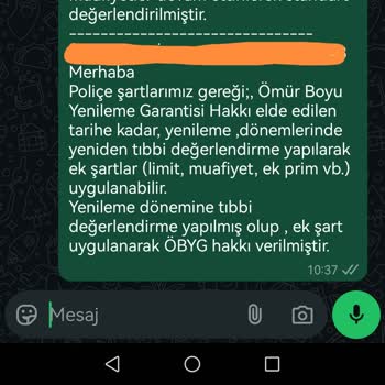 Sigorta Poliçesi Kapsamının Beklenmedik Şekilde Daraltılması