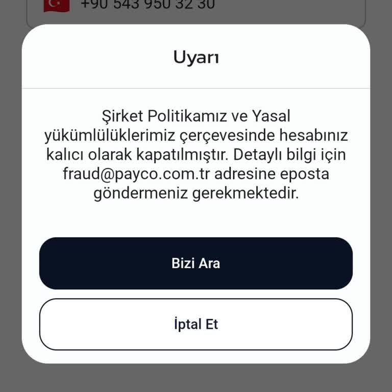 Payco Hesabım Kapandı, 1200 TL'me Ne Oldu?