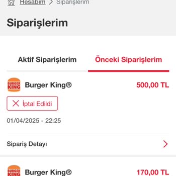 İptal Edilen Sipariş Ve Geri Ödenmeyen Para Sorunu