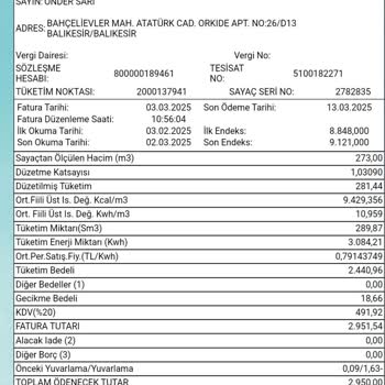 Aksa Doğalgaz Fatura Şaşkınlığı: Aynı Tüketim, Farklı Tutar