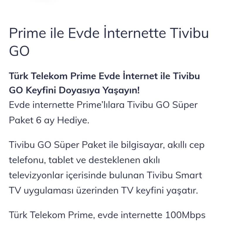Türk Telekom'un Söz Verdiği Tivibu Go Paketi Neden Yok?