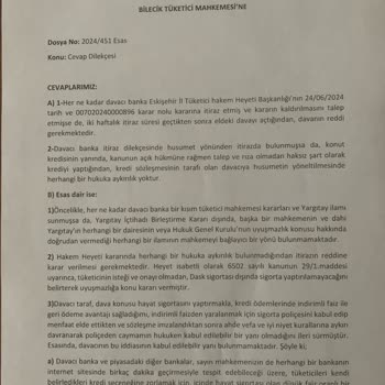 VakıfBank Kredili Hayat Sigortası İptali Ve İcra Takibi Sorunu