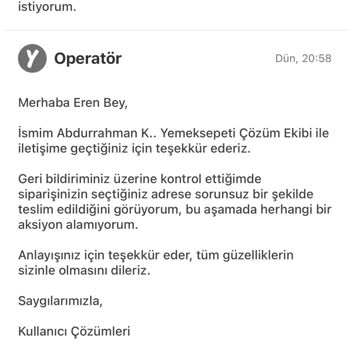 Teslim Edilmeyen Siparişin Ardından Gelen Hayal Kırıklığı