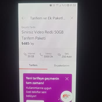 Vodafone Paket Fiyatlandırmasındaki Tutarsızlık