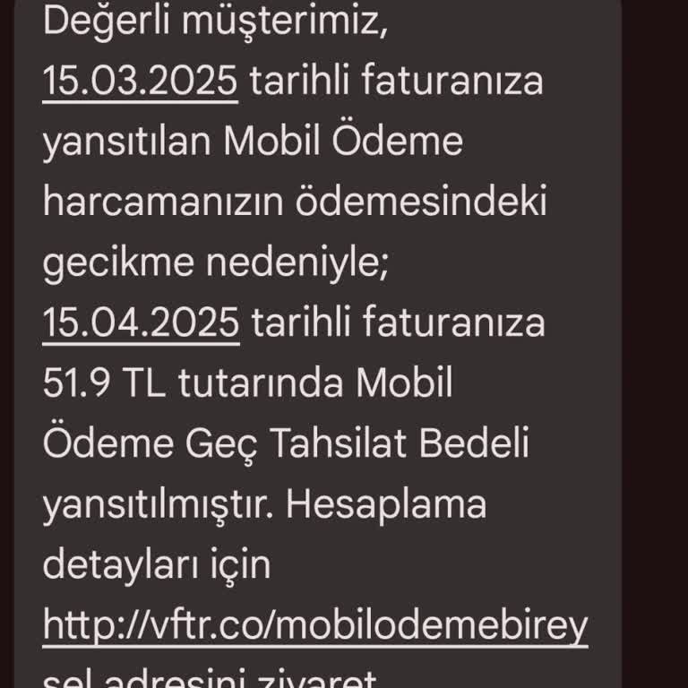 Vodafone'un Haksız Ek Fatura Uygulaması