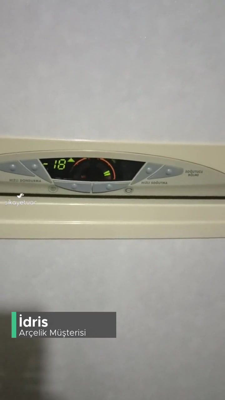 Arçelik Buzdolabım Ekranda Ünlem İşareti Verdi videonun kapak resmi