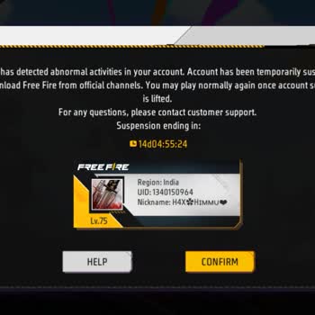 Garena Suspended My FF ID for No Reason While I Was Playing With Friends