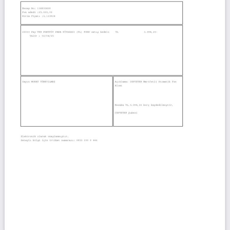 Hesabımdan Bilgim Dışında Yapılan Haksız Kesinti